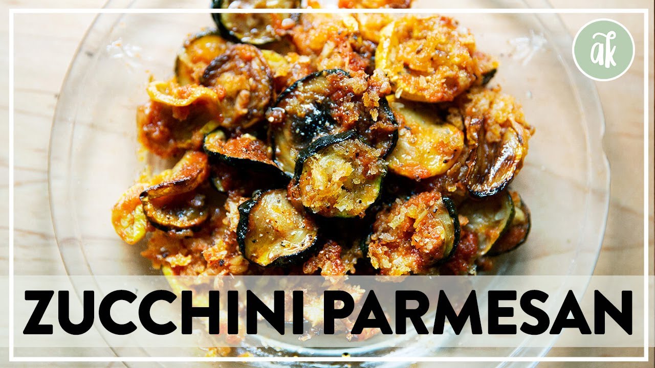 Zucchini Parmesan (What to do with an overload of summer squash?)