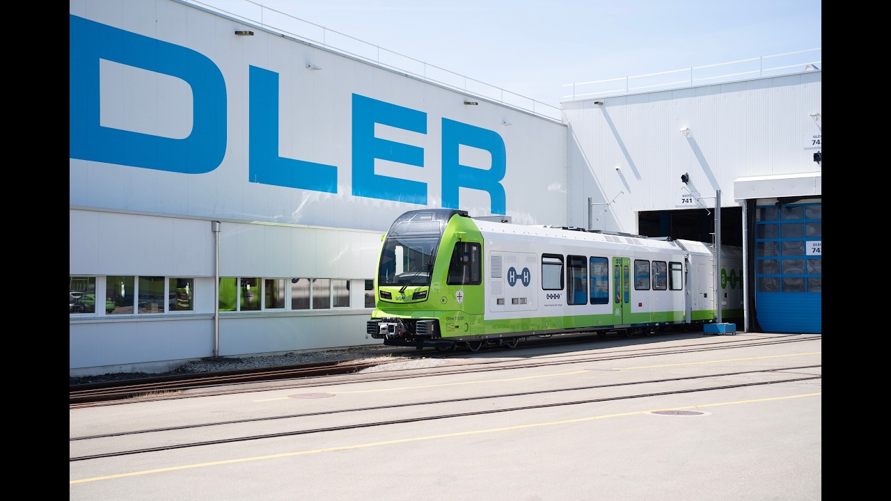 World's first narrow-gauge hydrogen train has been unveiled!