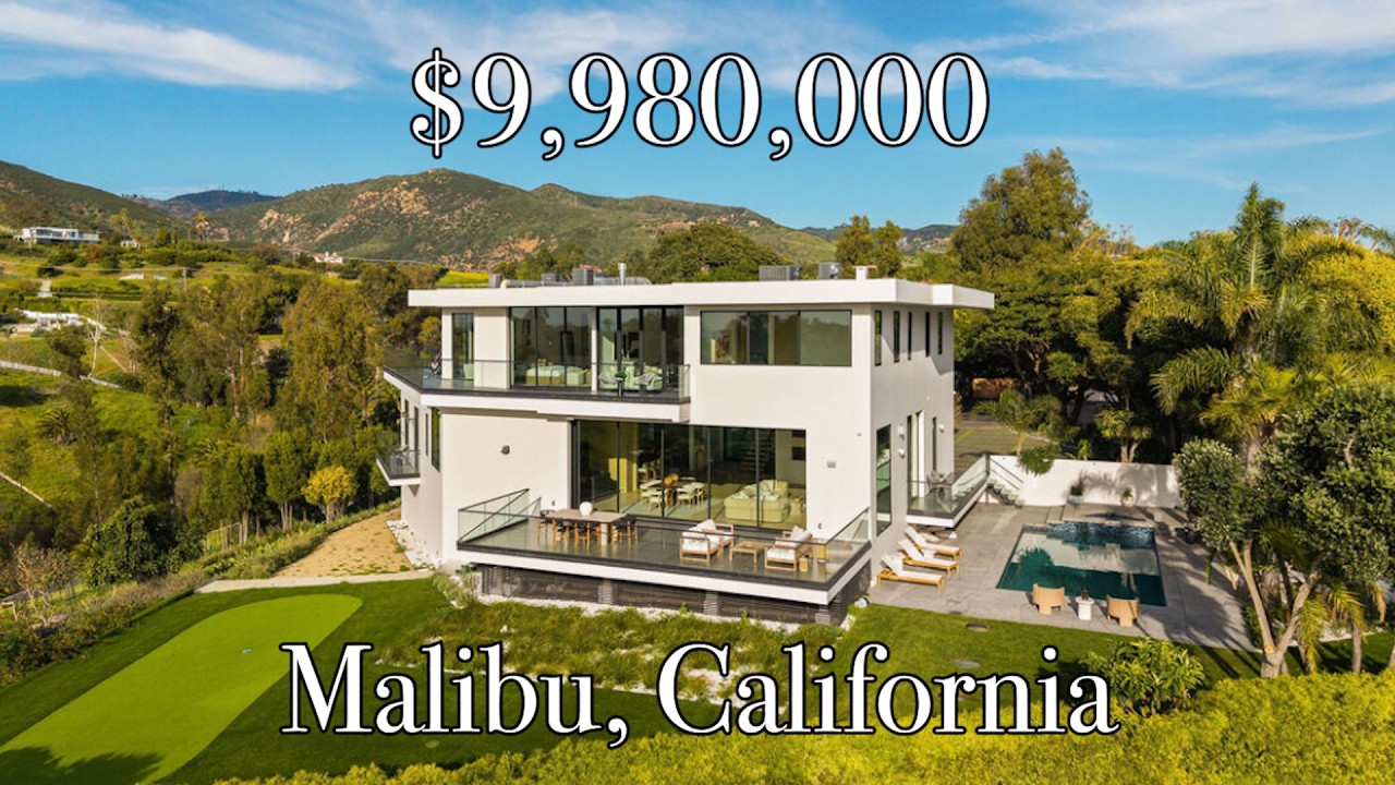 Touring a $9 9M Malibu Modern Mansion — Private Vineyard & Stunning Ocean Views  Los Angeles Luxury