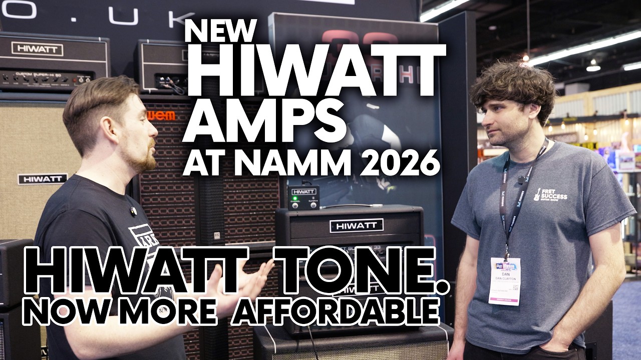 Более доступные усилители HIWATT на выставке NAMM 2026 | Секретный ингредиент с 1966 года