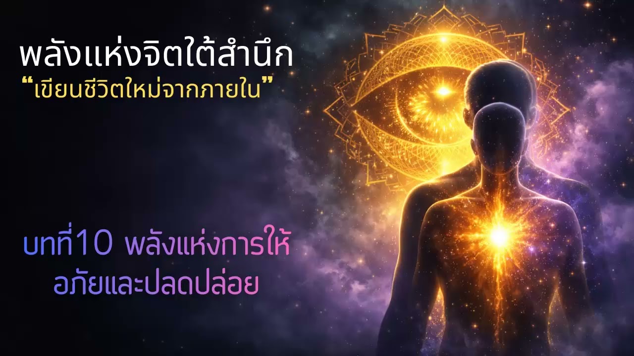 บทที่10 พลังแห่งการให้อภัยและการปลดปล่อย | พลังแห่งจิตใต้สำนึก 