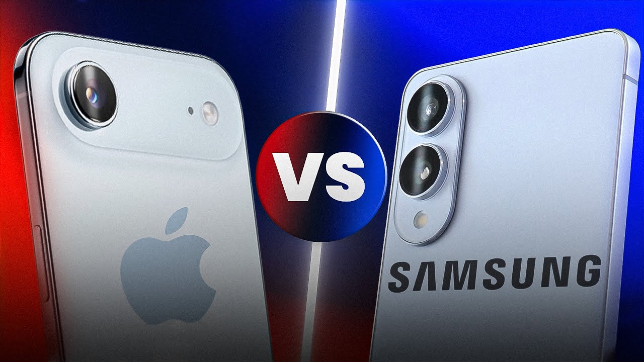 S25 EDGE vs iPHONE AIR : le DUEL des SMARTPHONES les plus FINS !