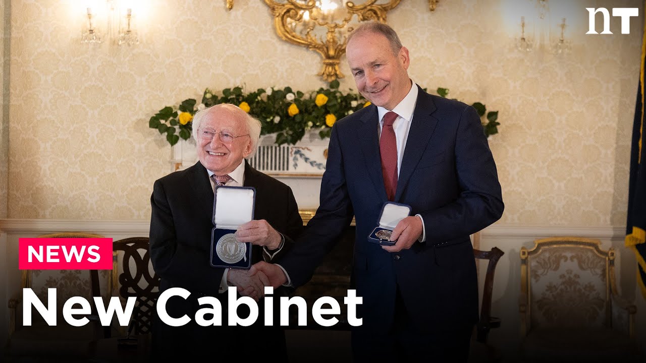 Micheál Martin names new Cabinet - 'I've no doubt that we can move our country forward together'