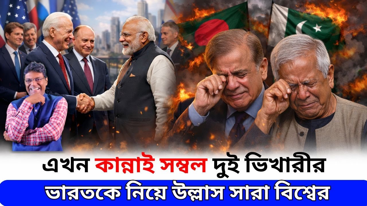 এখন কান্নাই সম্বল দুই ভিখারীর।Pakistan's economy is sinking, unlike Bangladesh's।santanu Roy