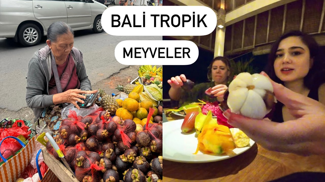 TÜRKİYEDE OLMAYAN TROPİKAL MEYVELERİ BALİ ADASINDA TADIYORUZ #bali #tropikal #baliyemek #balimeyve