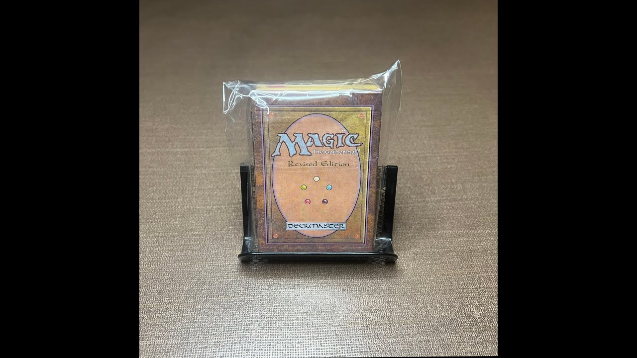 Unboxing a Sealed Magic the Gathering Revised Starter Deck from 1994!