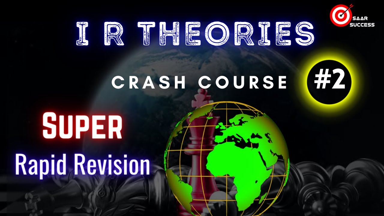I R Theories | International Relations Theories Crash Course | Part - 2