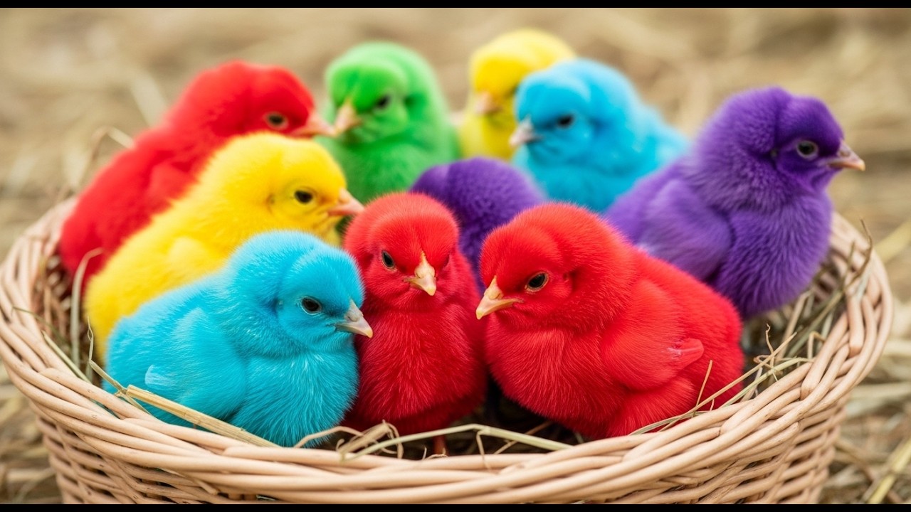 Menangkap Ayam Lucu Rainbow dan Ikan Hias