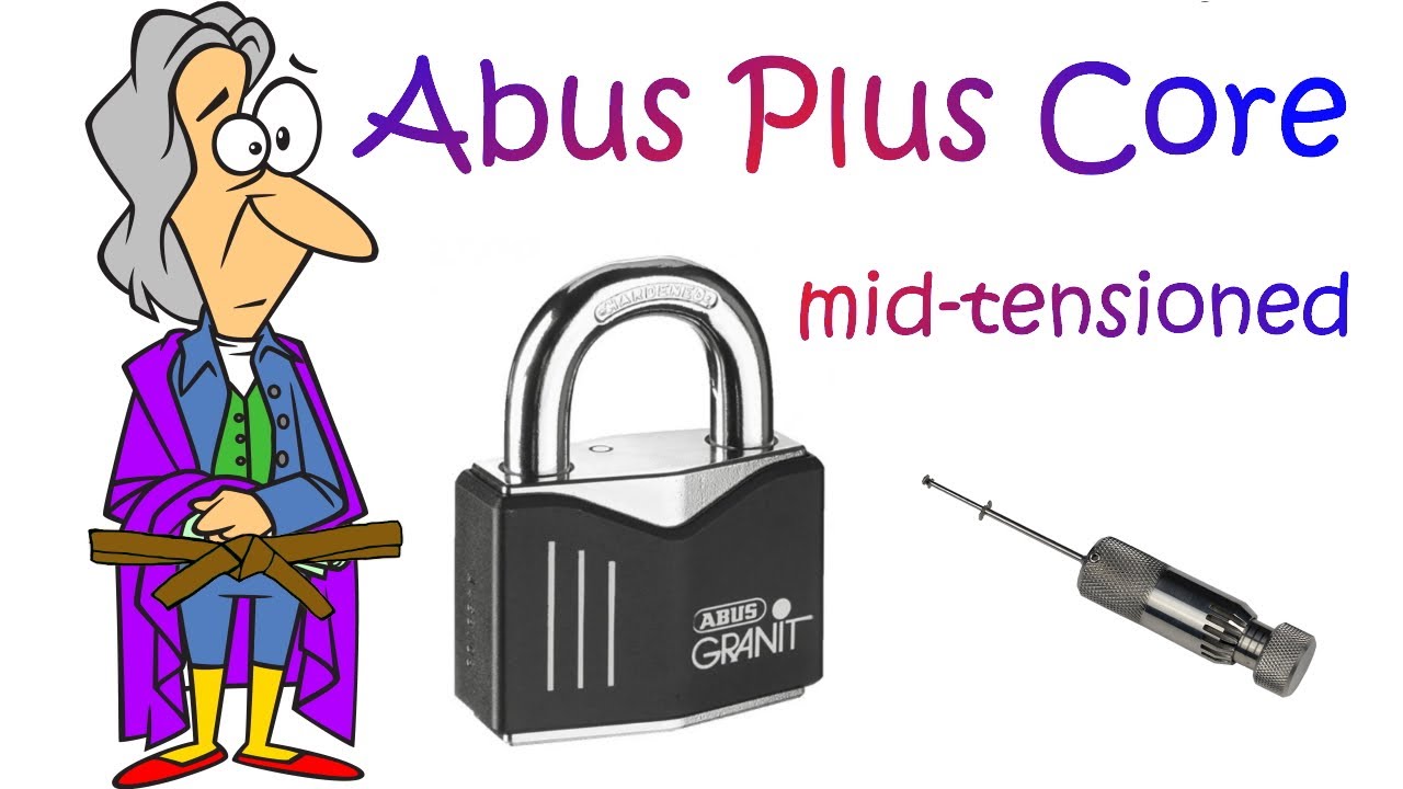 Abus Granit 37/55 (Abus Plus Core) Picked using mid-tension