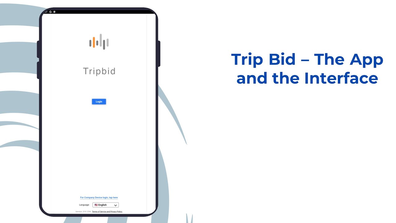 Trip Bid – The App and the Interface