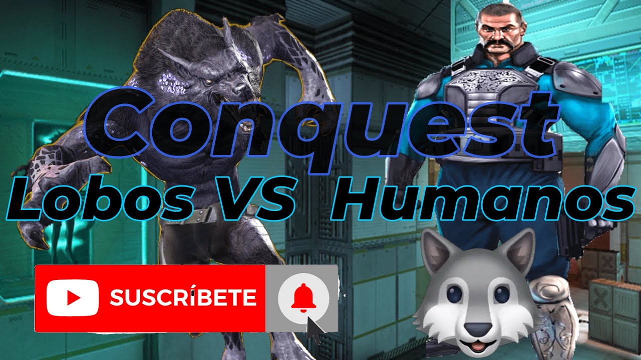 Conquest LOBO vs HUMANO WOLFTEAM🐺(no edit)
