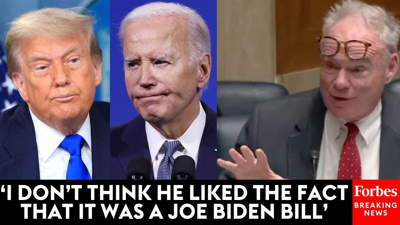Tim Kaine Claims Trump Cancelled Infrastructure Projects 'Because They Were Part Of A Biden Bill'