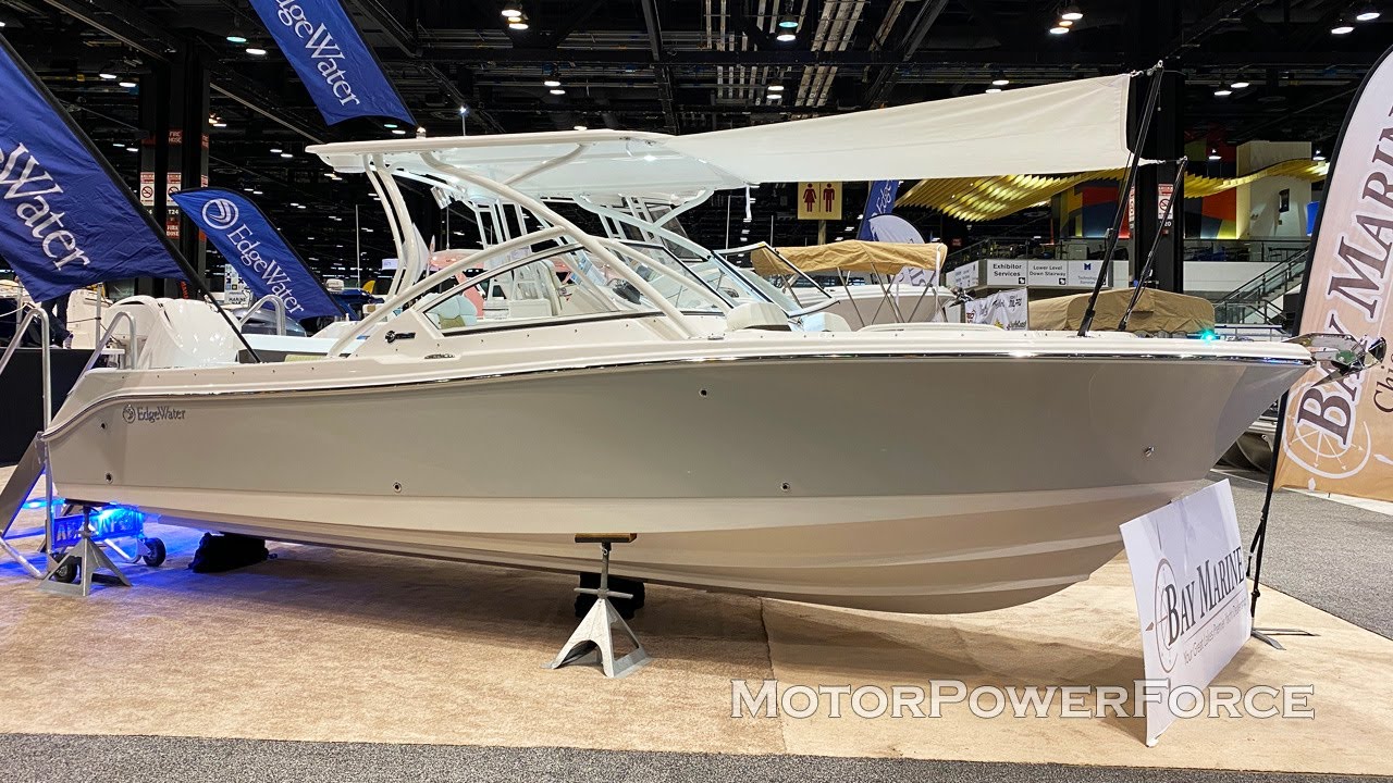 2020 EdgeWater 248CX Dual Console Crossover 11-people Capacity Fishing Boat