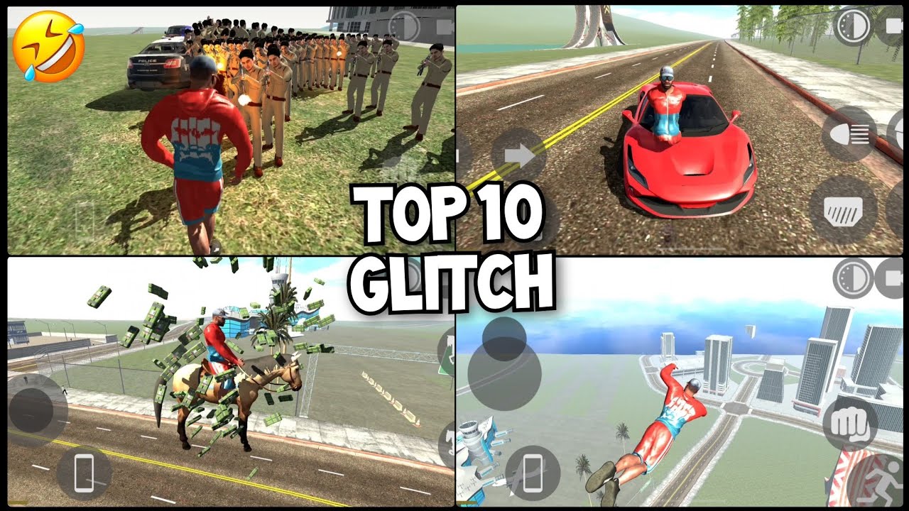Top 10 Glitch 🤣 In Indian Bike Driving 3D।। Game On With Apon 