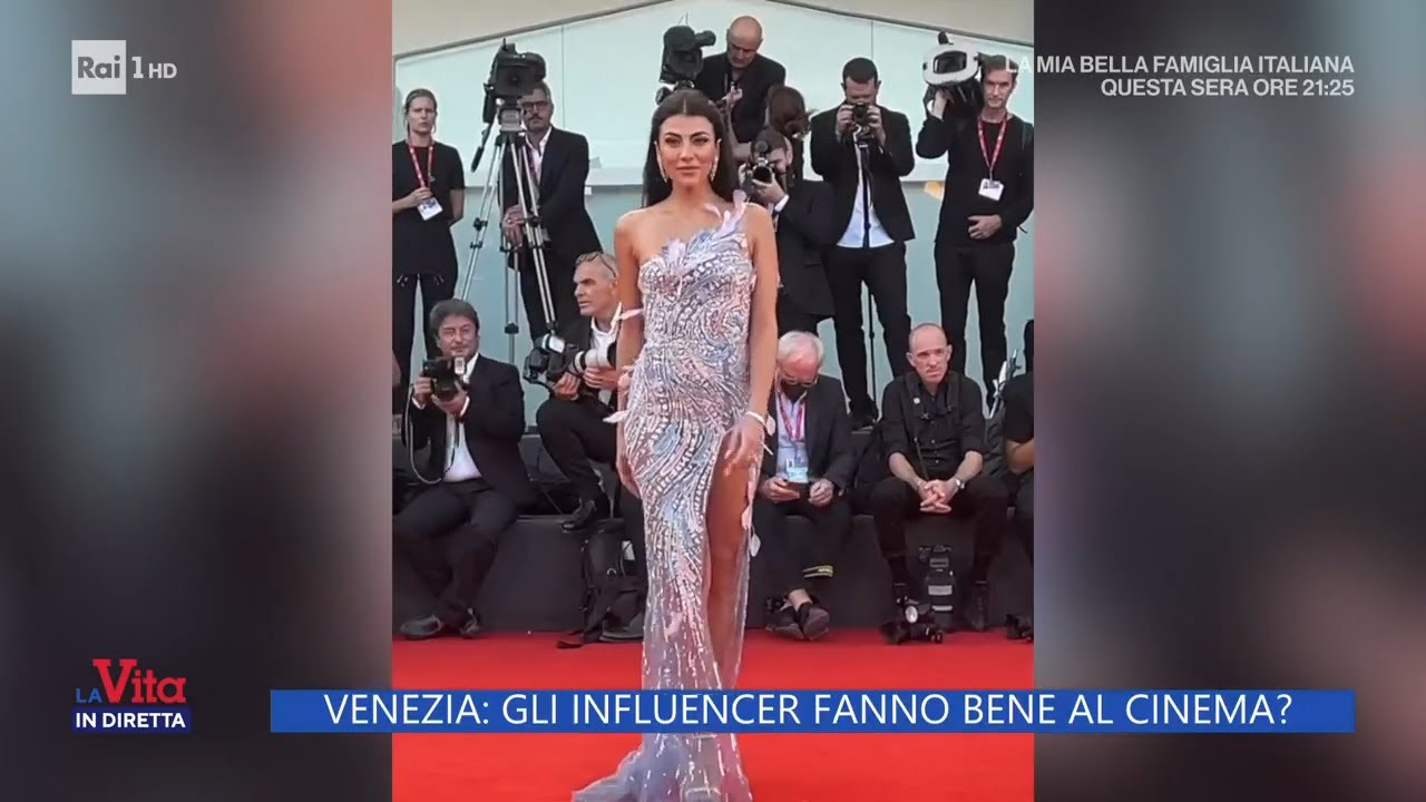 Venezia: gli influencer fanno bene al Cinema? - La Vita in diretta 07/09/2022