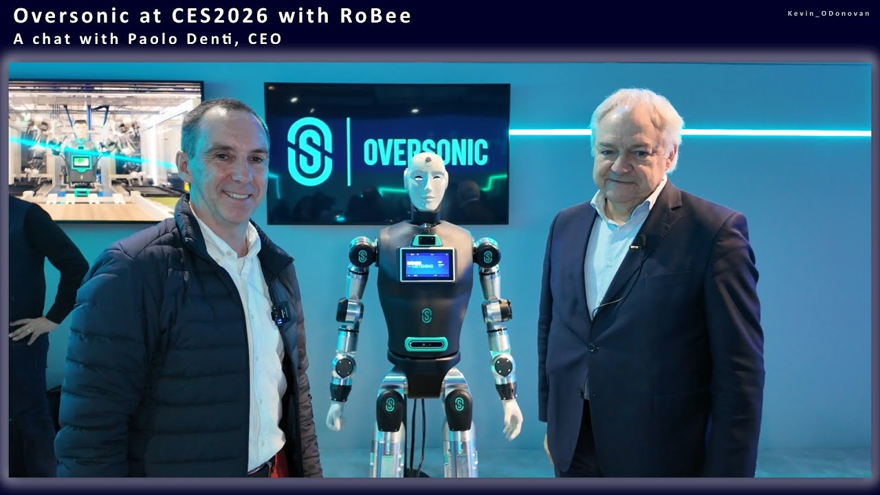 Oversonic на #CES2026 с RoBee: беседа с Паоло Денти.