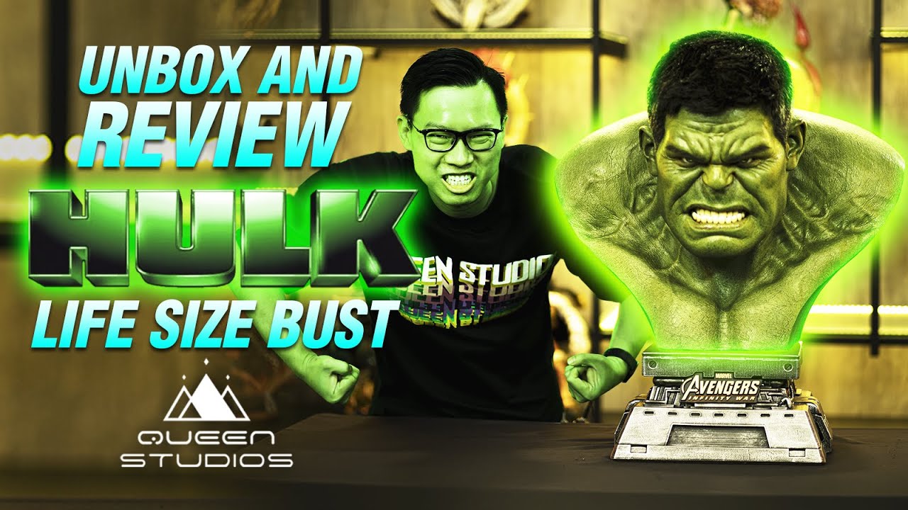 Hulk Life Size Bust by Queen Studios Unbox and Review
