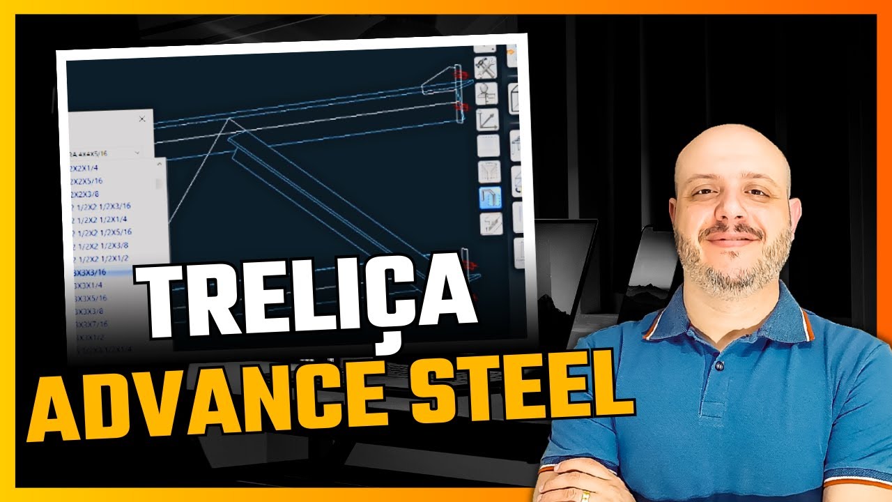 TRELIÇA do ZERO | ADVANCE STEEL TUTORIAL