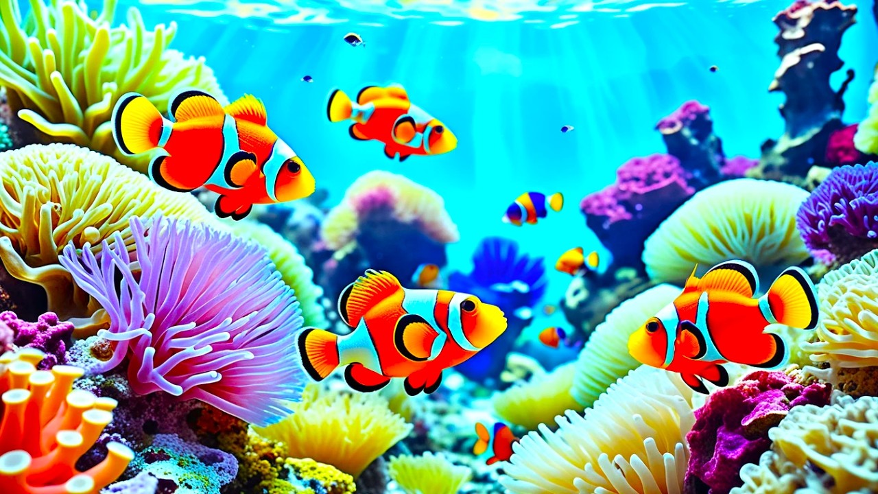 The Best 4K Aquarium - Explore the Stunning World of Sea Jellyfish and Beautiful Coral Reef Fish. #8