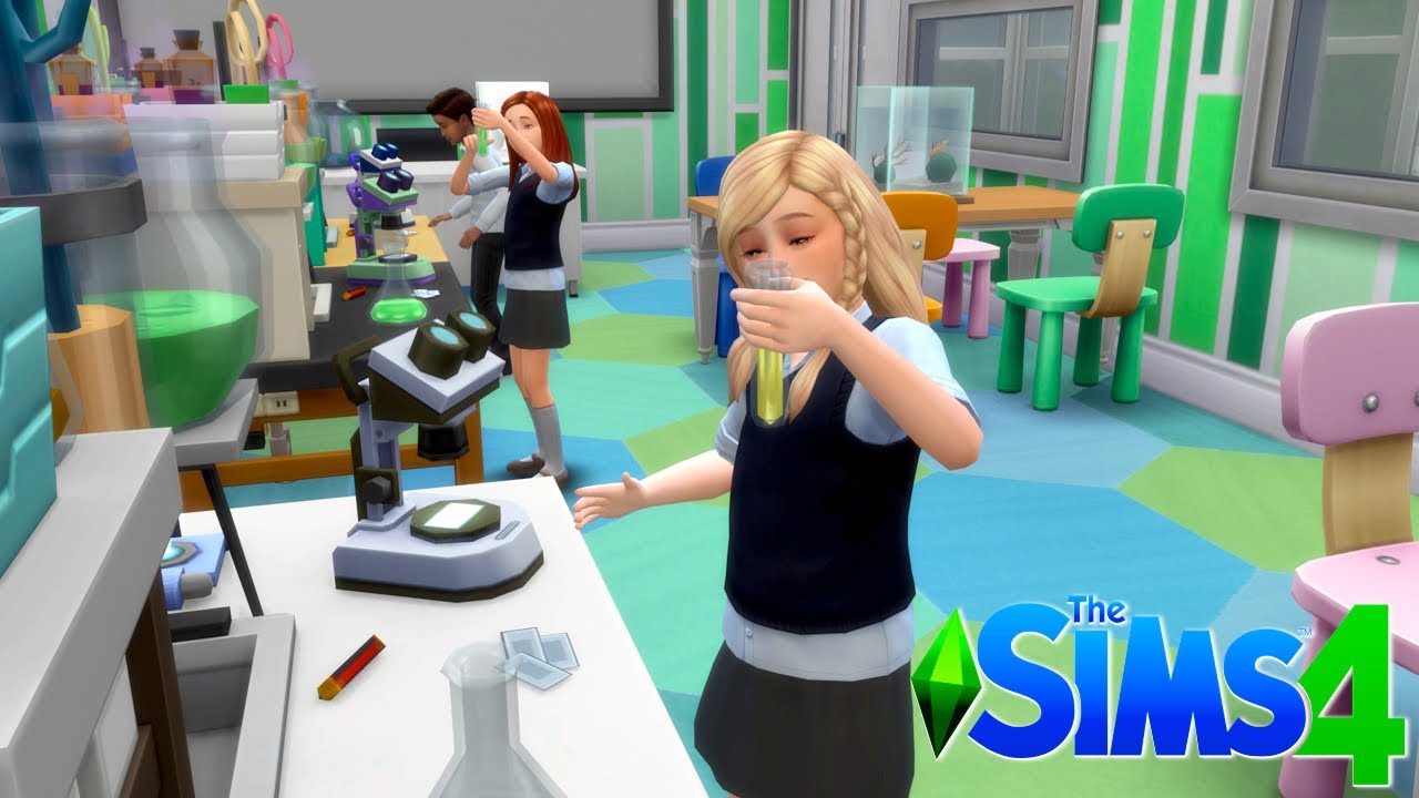 Sims 4 Rutina en la Escuela con Goldie - Titi Plus Español
