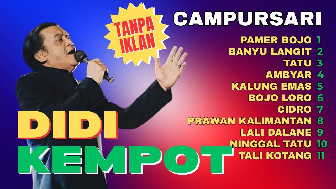 LAGU TERBAIK - DIDI KEMPOT - FULL ALBUM TANPA IKLAN - BANYU LANGIT - CAMPURSARI LAWAS