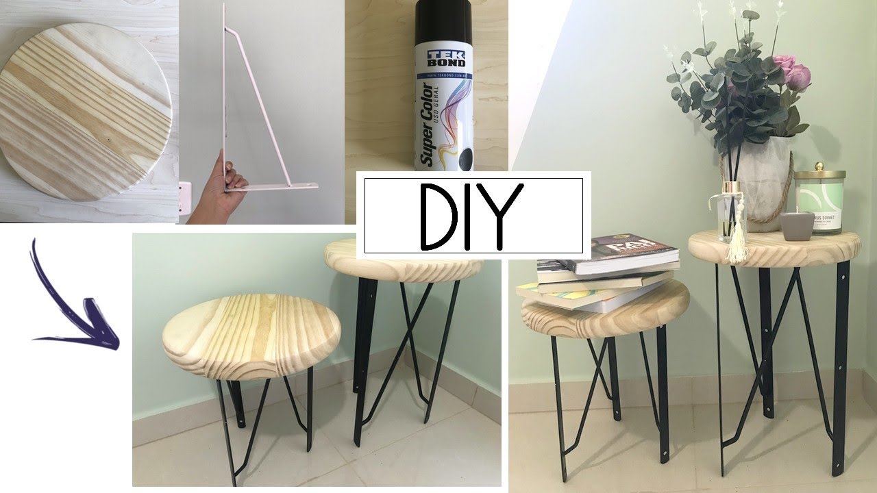 DIY MESINHA LATERAL COM MÃO FRANCESA - Nós dois e uma vida