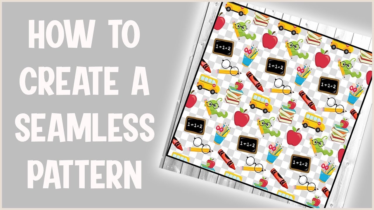 🤩 How to Create a Seamless Pattern in Silhouette Studio