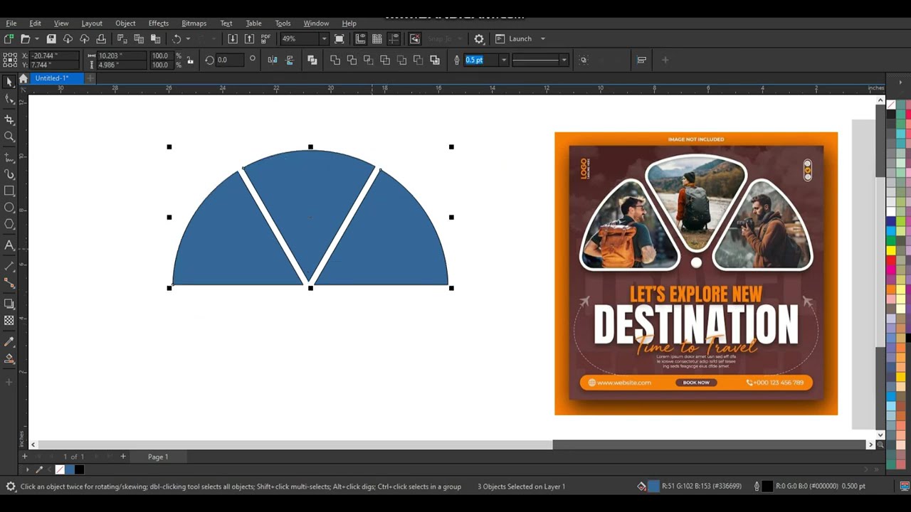 Лучшие советы и приемы по созданию красивых шаблонов бизнес-флаеров в Coreldraw - Ахсан Сабри