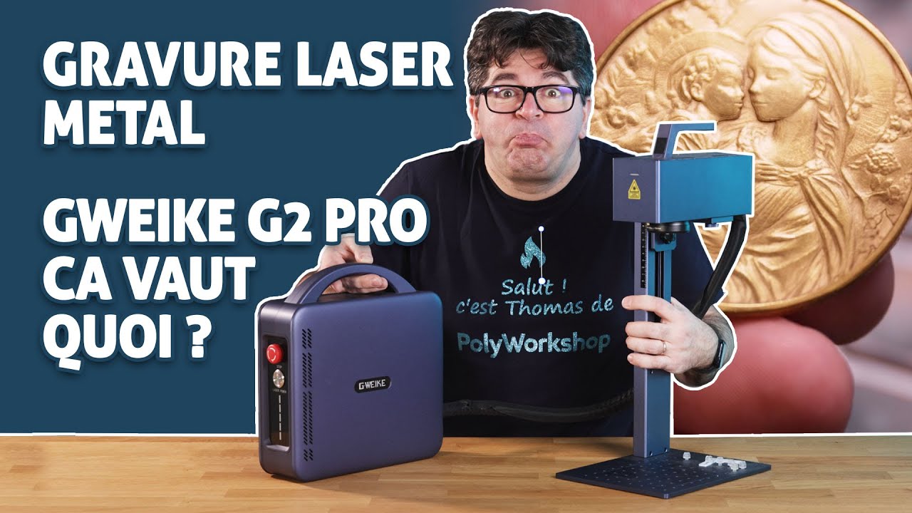 Le graveur laser fibre G2 Pro 30W de Gweike pour se lancer dans la gravure m&eacute;tal.. et pas que !