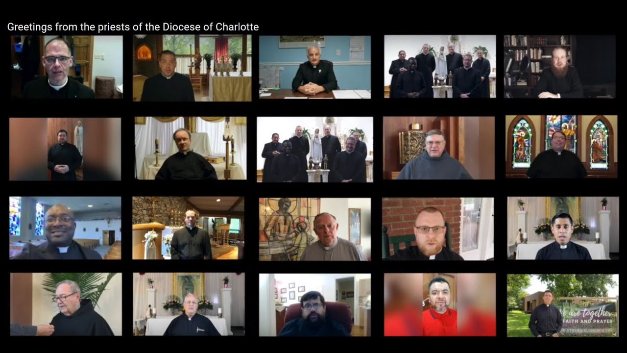 Greetings from the priests of the Diocese of Charlotte