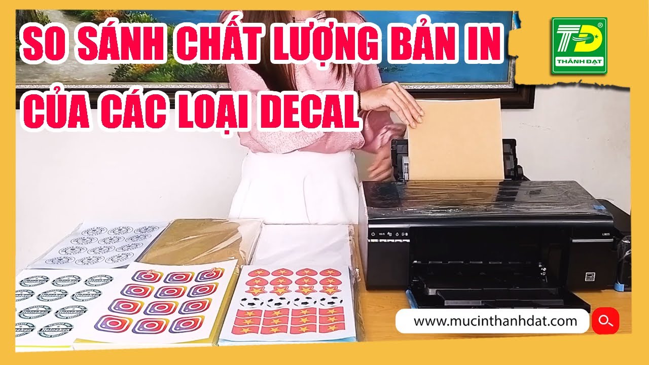 So Sánh Các Loại Giấy In Decal A4 - Giấy In Decal Tem Nhãn