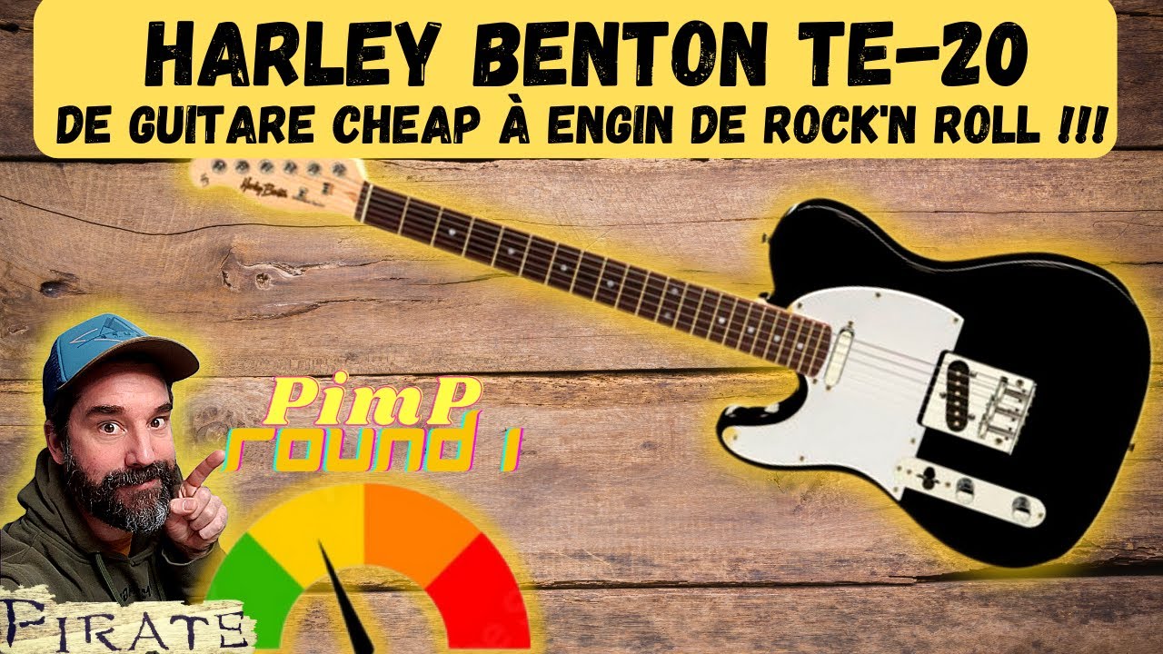 Harley Benton TE-20 à 88€ PARTIE 1 : UNBOXING , REGLAGE, AVIS