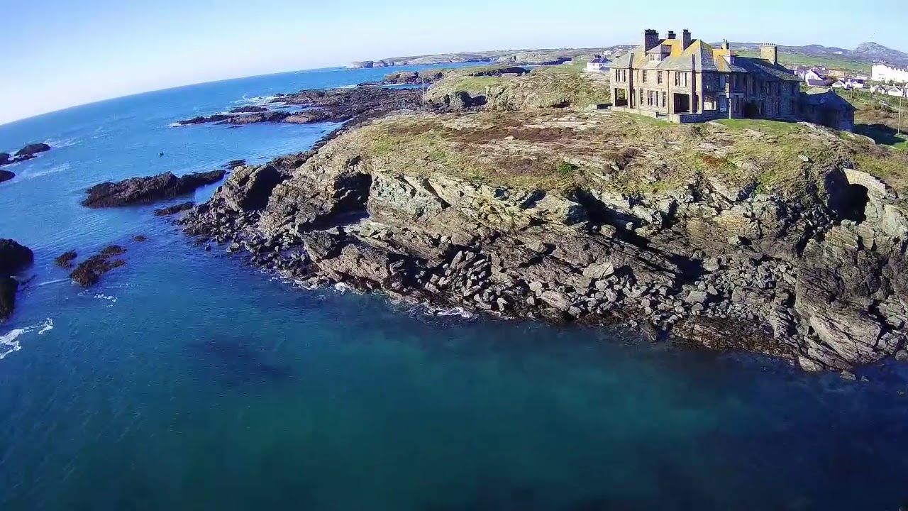 Drone Flight over Trearddur Bay