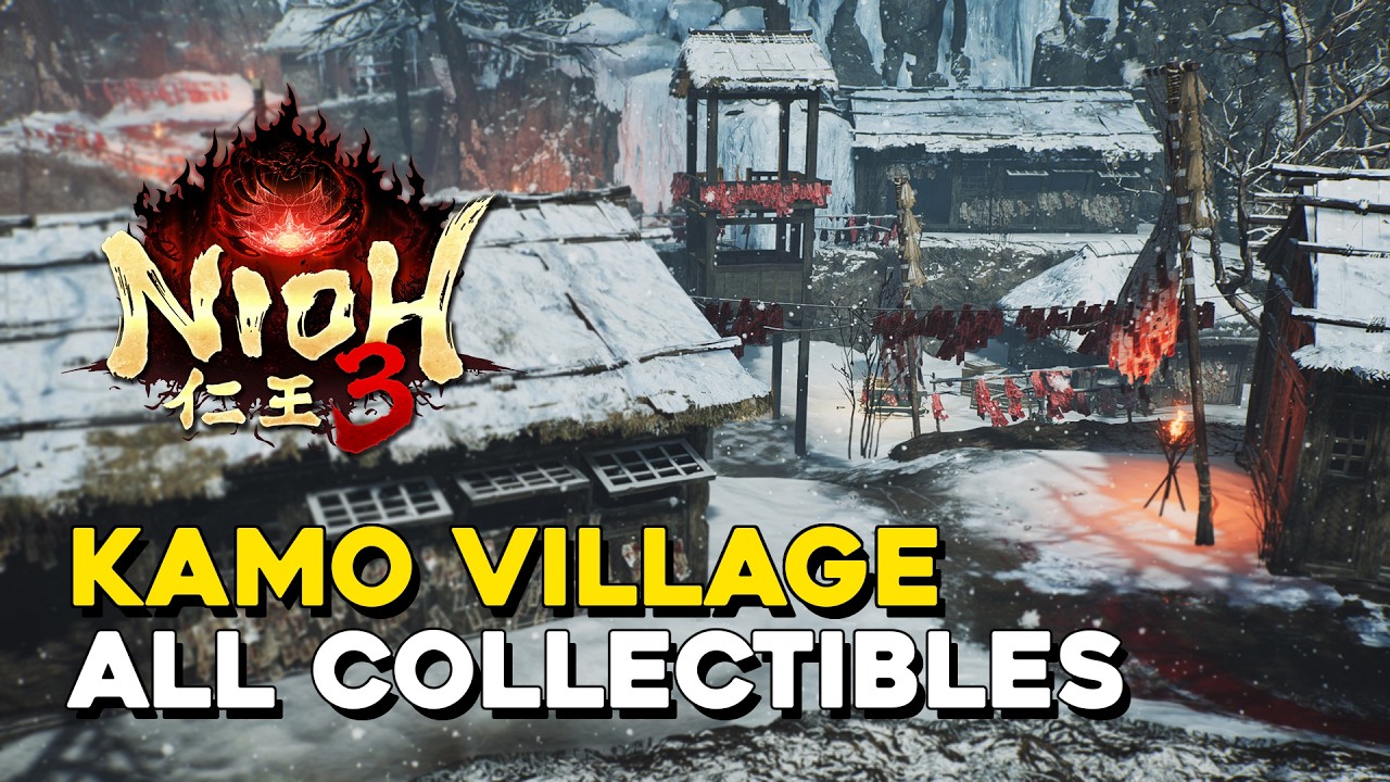 Nioh 3 Kamo Village All Collectible Locations (All Kodama, Chijikos, Scampuss...)