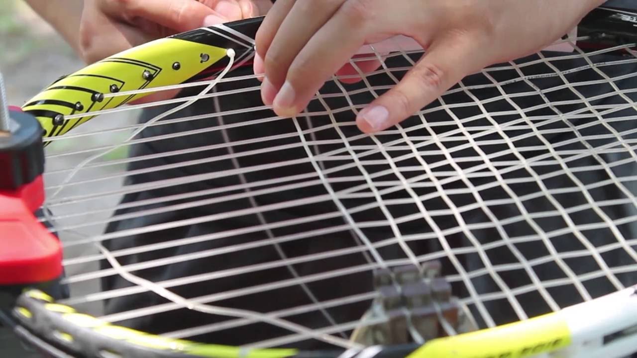 Como encordar una raqueta de frontenis