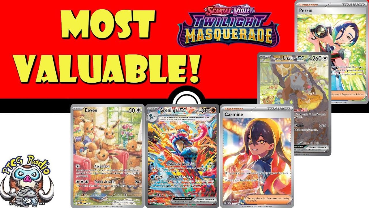 Top 10 Most Valuable Cards from Twilight Masquerade! These are Too High! (Pokémon TCG News)