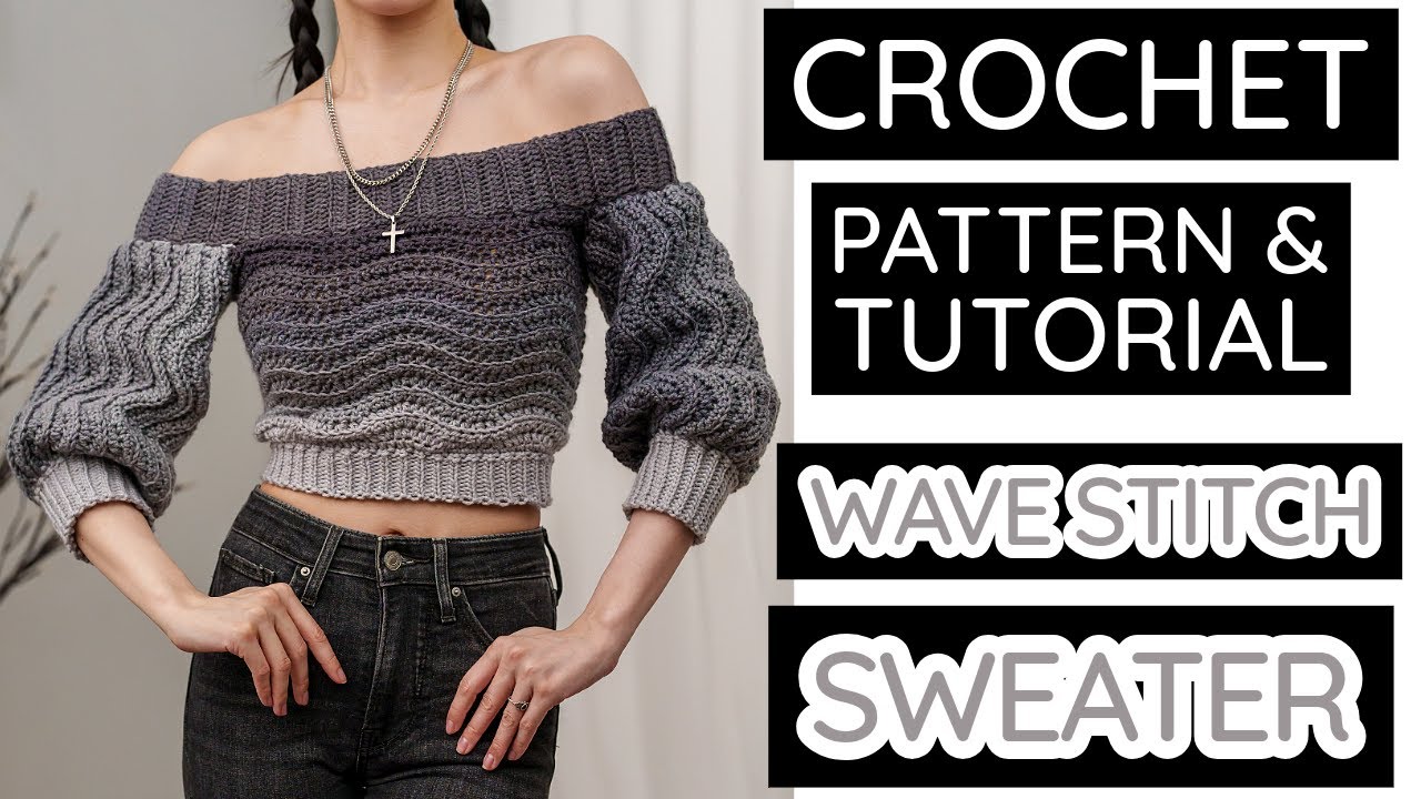 How to Crochet: Off the Shoulder Top | Pattern & Tutorial DIY