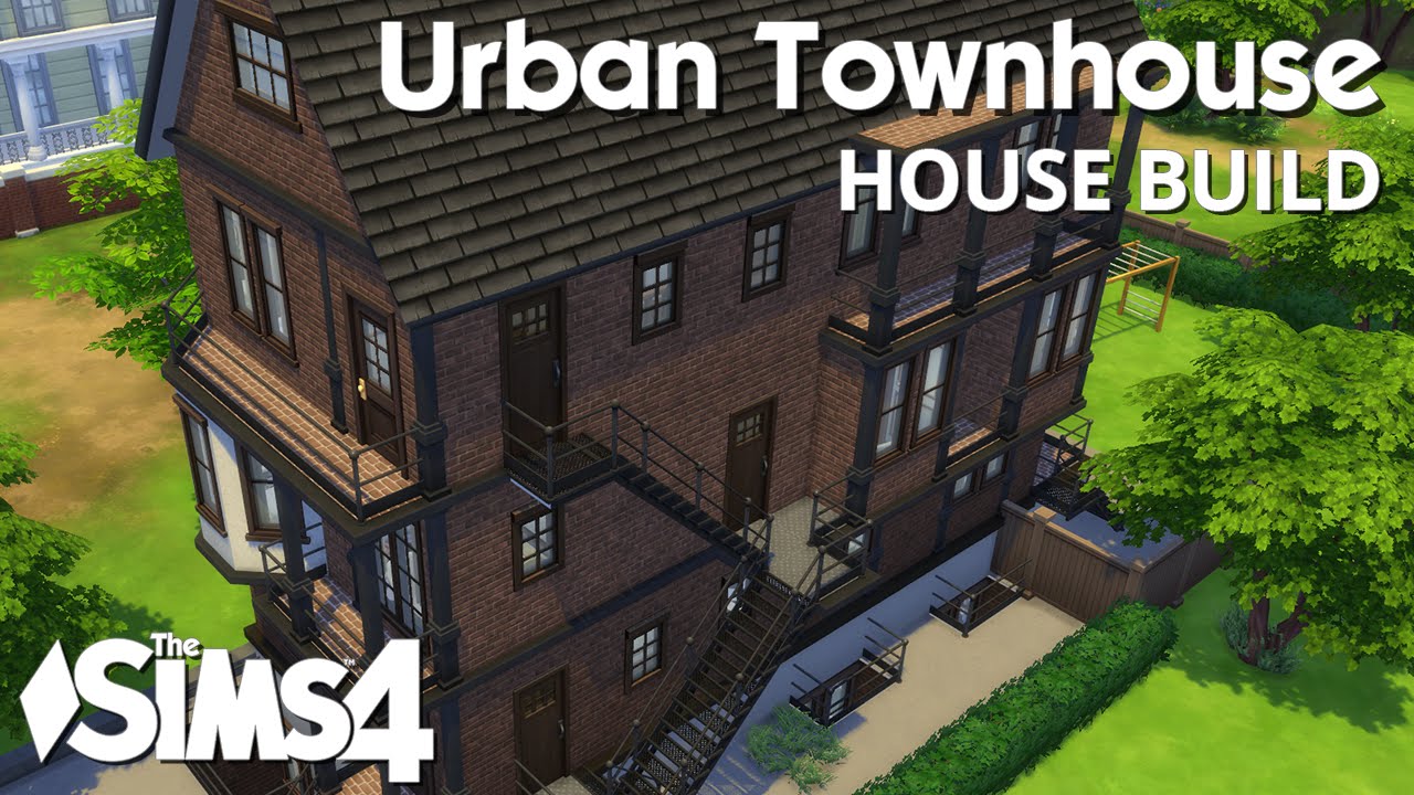 The Sims 4 House Building - Urban Townhouse