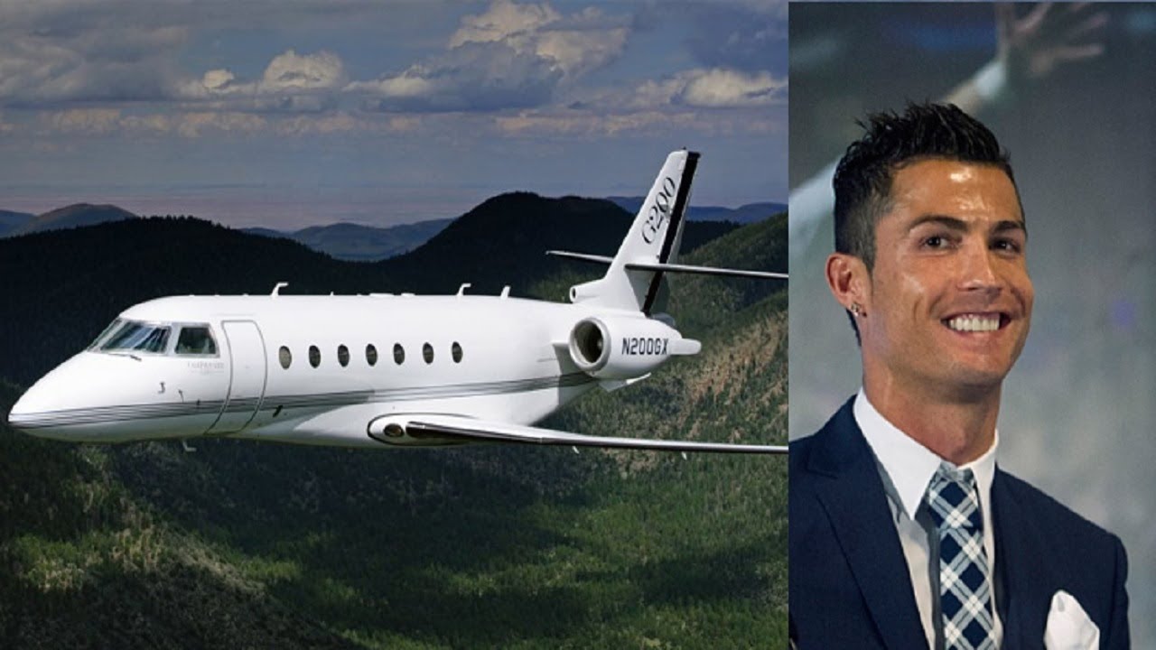 Cristiano Ronaldo $40 Million Luxury Private Jet - (INTERIOR , EXTERIOR)