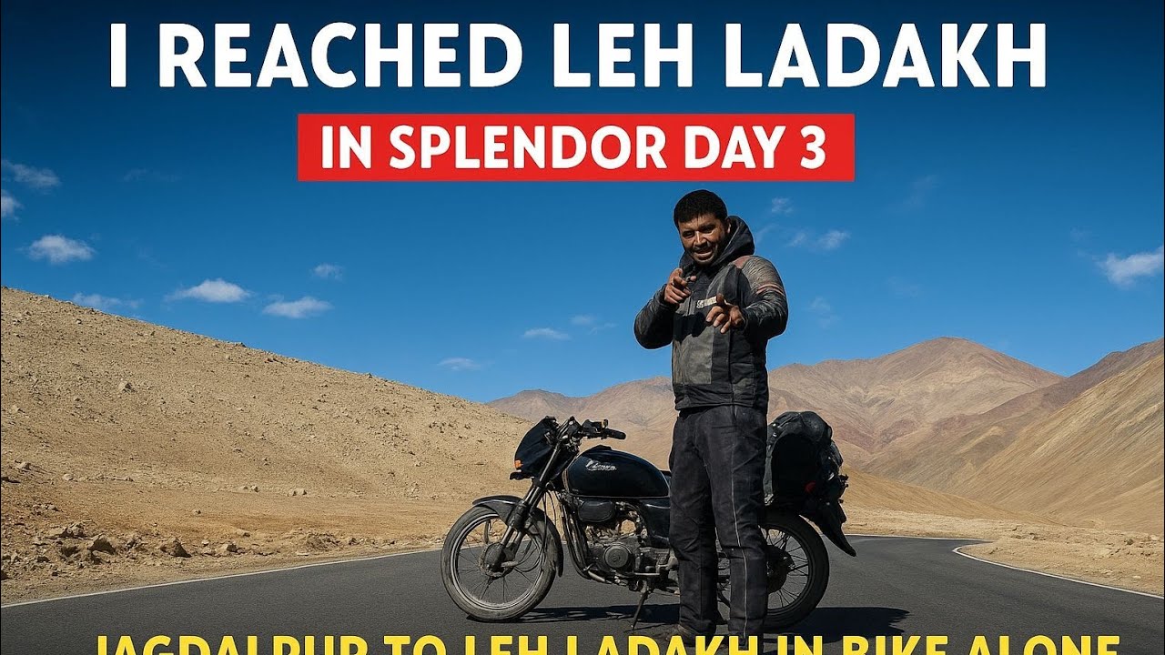 🏍Finally Ladakh | Solo Bike Ride to Heaven | Taglangla & Baralachala Pass Adventure 🏔️