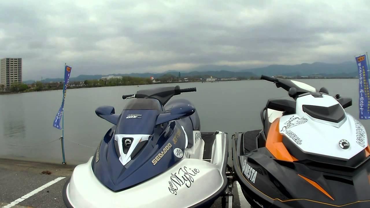 2014 Season Start in Lake Biwa (琵琶湖でジェットスキー）