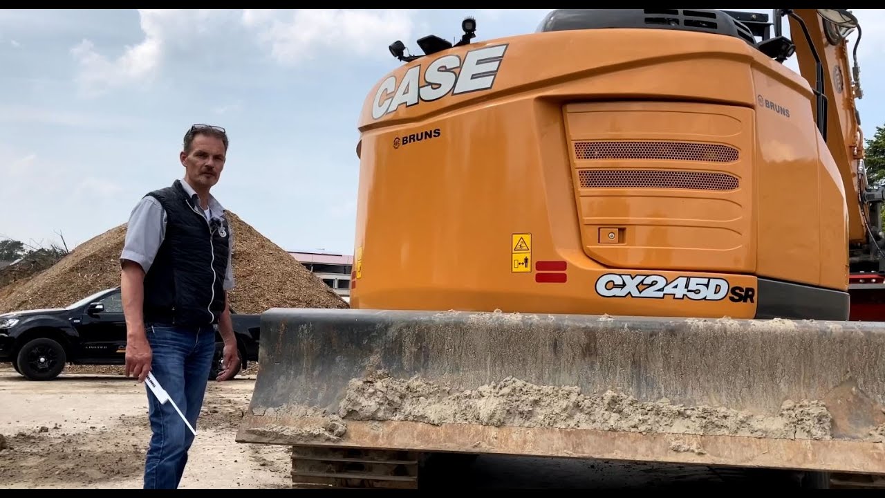 ABC live.  CASE CX 245D SR im Einsatz bei Bruns