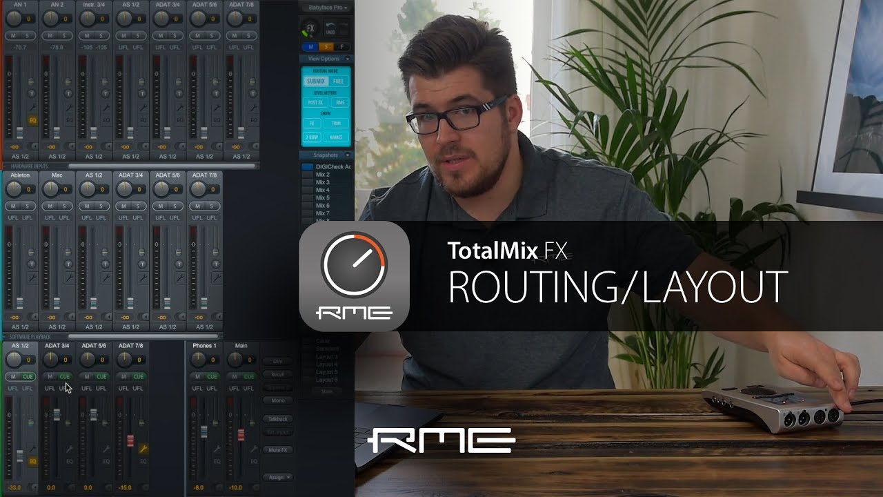 TotalMix FX for Beginners - Routing & Layout Basics