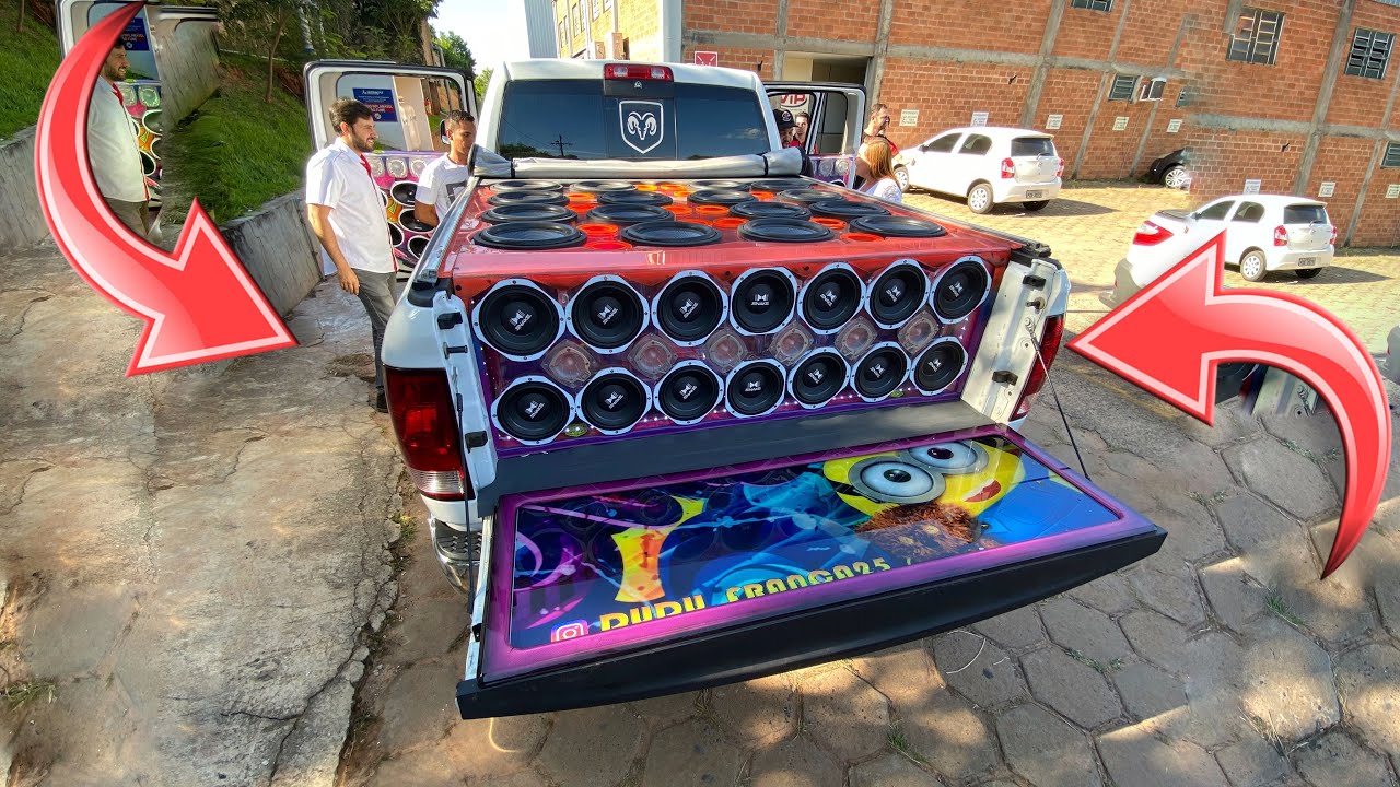 ELES ME SURPREENDERAM COM UMA CAMIONETE LOTADA DE SOM!