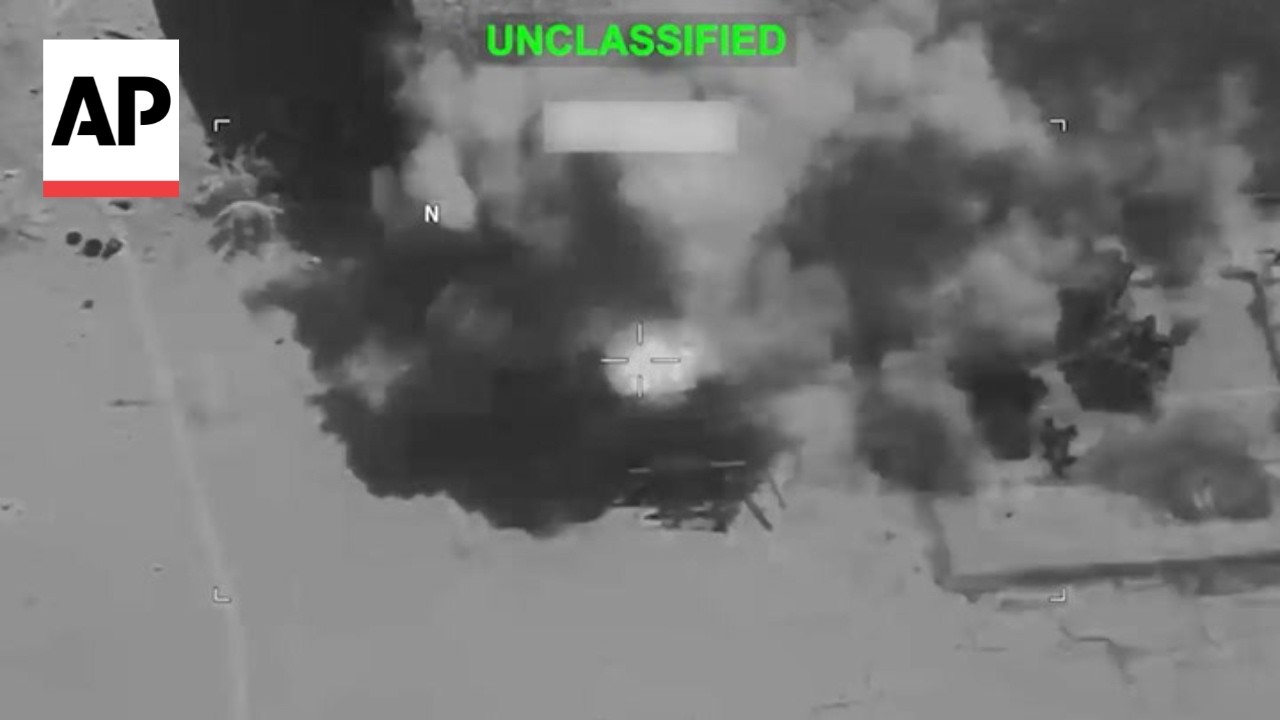 US military releases video showing strikes on Iran for 11th straight night