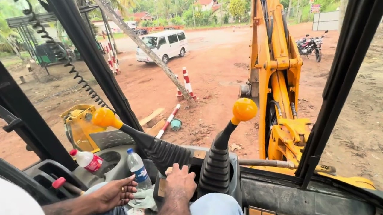 Jcb එකක් නිවැරදිව හසුරවමු.