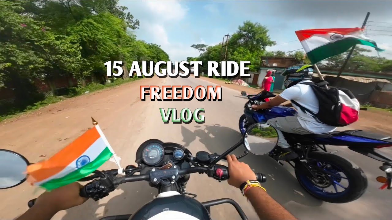 Independence Day 🇮🇳 Ride 2025 | Royal Enfield Shotgun 650 x Yamaha R15 V4 | Tiranga Ride India 