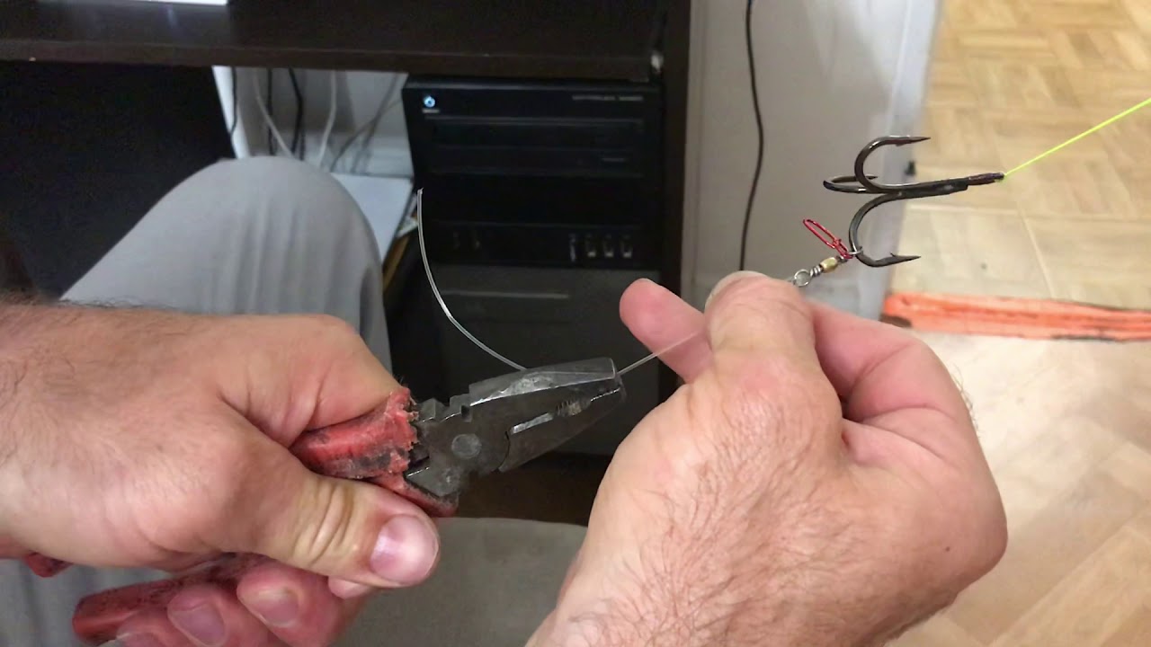 Jak zawiązać gruby fluorocarbon do agrafki spinning