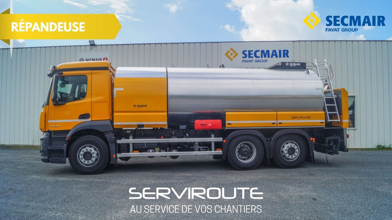 Départ Serviroute Secmair vers l'Espagne