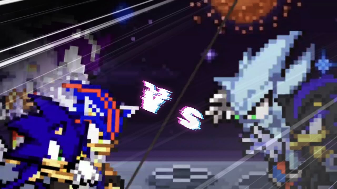 Sonic and Izanagi vs Nazo and Seelkadoom | Sonic sprite animation | Dc2